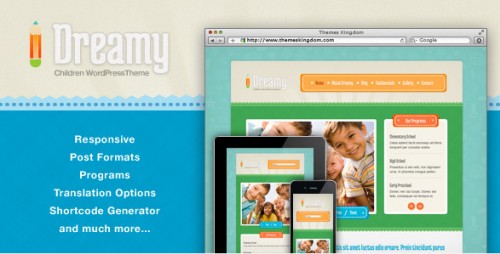 Dreamy - Responsive Children WordPress Theme v.1.8