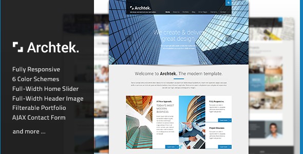 Archtek - Responsive Modern HTML Template