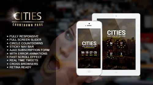 Cities Responsive Coming Soon Page