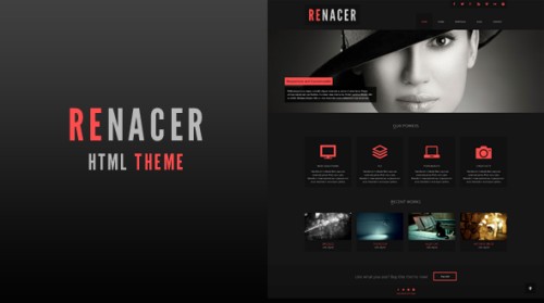 Renacer - Minimal Responsive HTML Theme