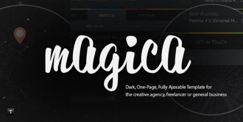 Magica - One Page, Fully Ajaxable HTML Template