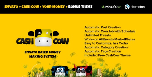 CashCow - Affiliate Money Making System Wordpress Plugin