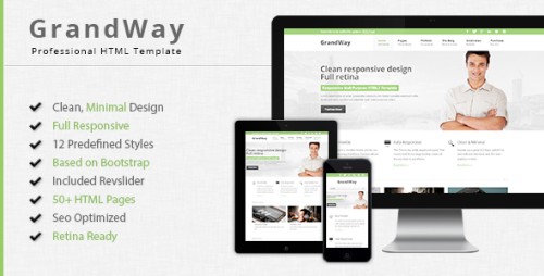 GrandWay - Responsive HTML5/CSS3 Template