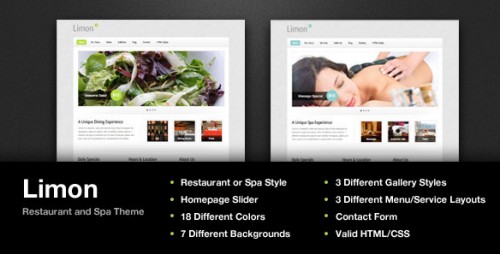 Limon - A Restaurant and Spa Theme