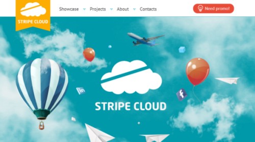 Stripe Cloud LandingPage