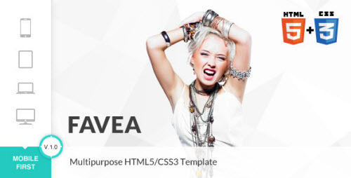 Favea - Multipurpose HTML5/CSS3 Template