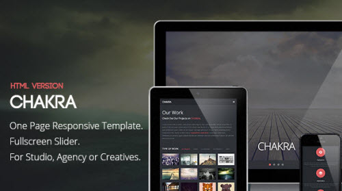 Chakra - One Page Responsive HTML Template