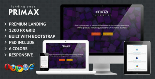 Primax Business Landing Page