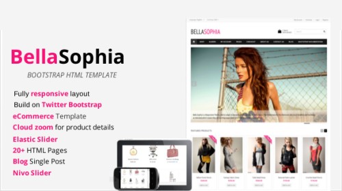 Bella Sophia eCommerce Bootstrap Template