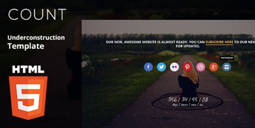 Count - Underconstruction HTML5 Template