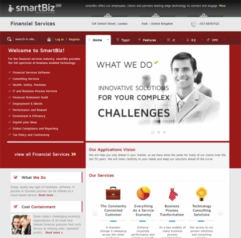 BT SmartBiz - Template for Joomla 2.5 - 3.0