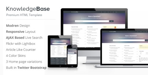Knowledge Base HTML Template