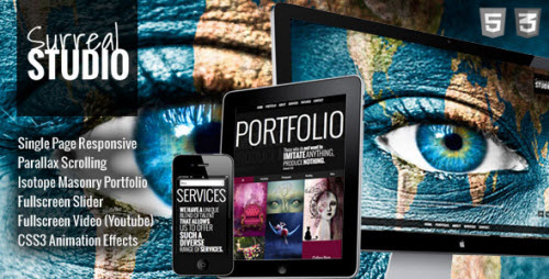 Surreal - Responsive Parallax One Page HTML5