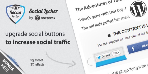 Social Locker v1.3.3 - Plugin for Wordpress
