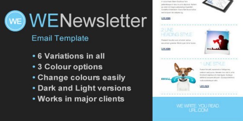WE Email Newsletter Template