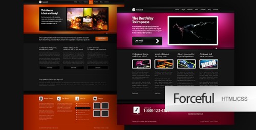Forceful HTML/CSS Theme