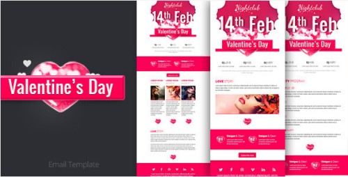Valentines Email Template