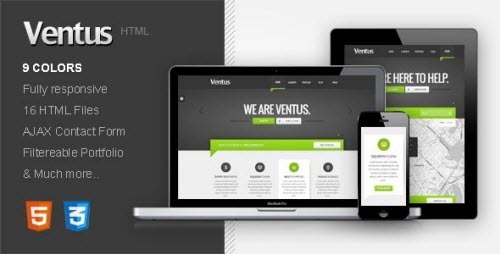 Ventus - Responsive HTML Template
