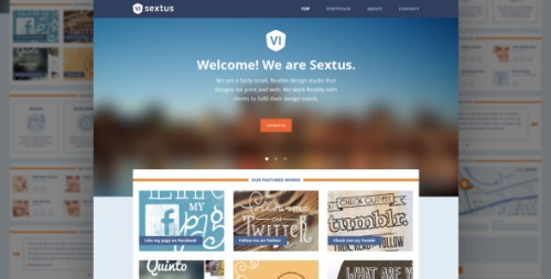 Sextus Site Template
