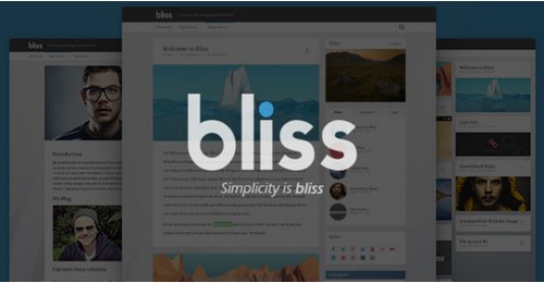Bliss v2.4.1 Personal Minimalist Wordpress Blog Theme