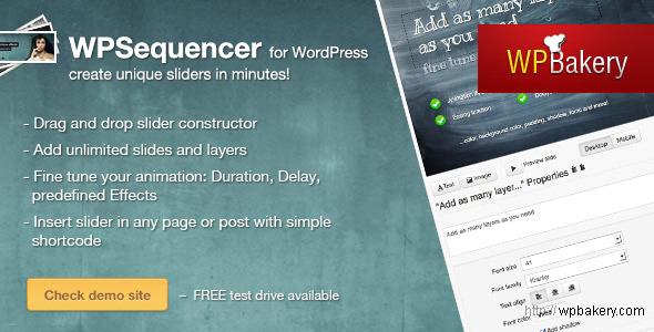 WPSequencer - CSS3 slider constructor for WordPress v0.6