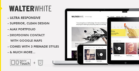WalterWhite - Superior, responsive HTML 5 Theme v1.0