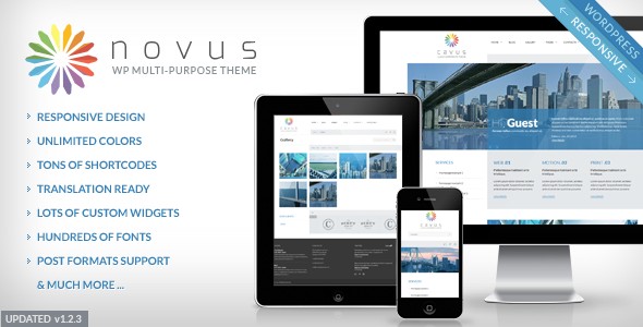 Novus Multipurpose Corporate Wordpress Theme v1.2.3