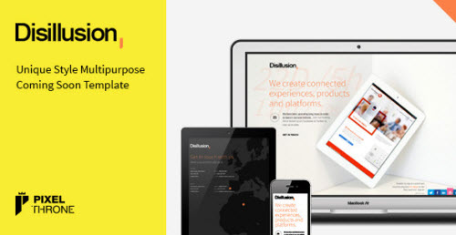 Disillusion > Responsive Coming Soon Page
