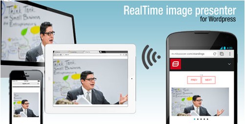 Real Time Image Presenter tool for Wordpress