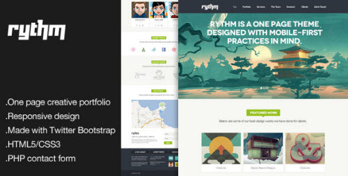 Rythm - One Page Responsive HTML5 Template