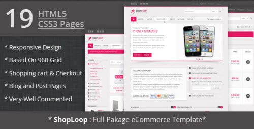 Shoploop: Responsive Html5 eCommerce Template
