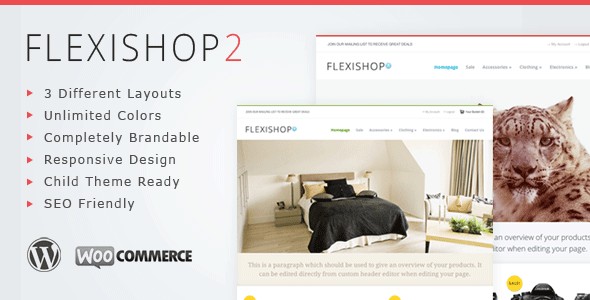 WP Flexishop 2 - A Flexible WooCommerce Theme v1.0.6