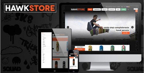 JM Hawkstore - Magento theme for Skating store
