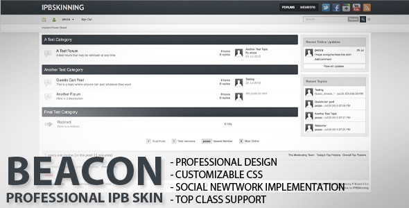 Beacon Skin For IPB 3.3.x