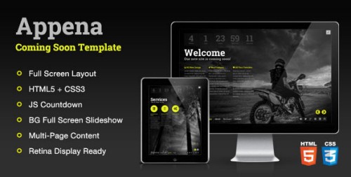 Appena - Coming Soon Template