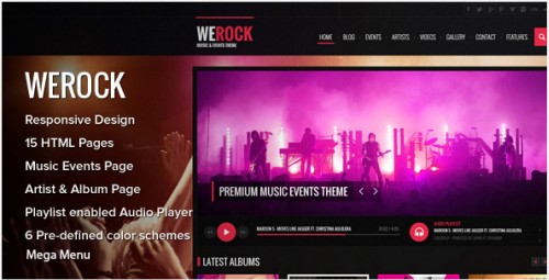 WeRock - Music & Event Theme