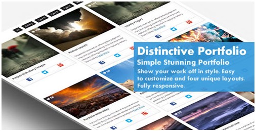 Distinctive v1.2 Portfolio - 4 in 1 WordPress Portfolio