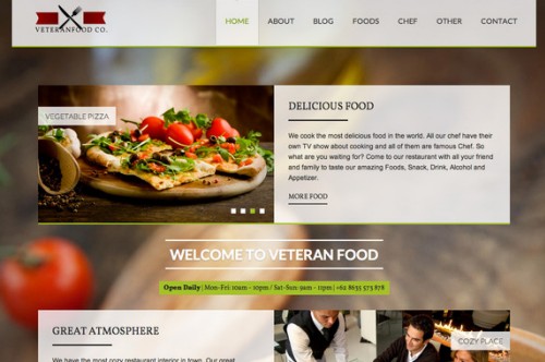 Veteranfood v1.0.2 Creative Market WordPress Themes