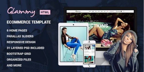 Glammy - eCommerce HTML Premium Template