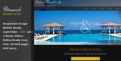 Monarch Resort & Spa - Responsive Template
