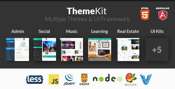 ThemeKit v4.0 - Bootstrap Admin Theme Kit