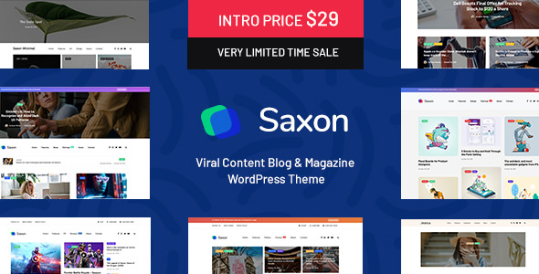Saxon v1.3.3 - Viral Content Blog & Magazine Theme