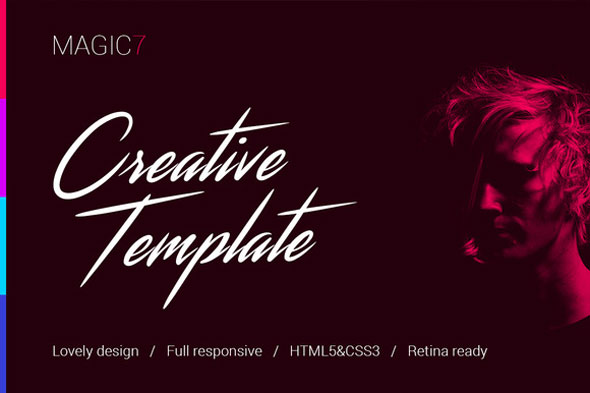 Magic7 – Creative HTML Template
