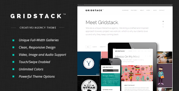 GridStack v1.3.4 - Themeforest Responsive Agency WordPress Theme