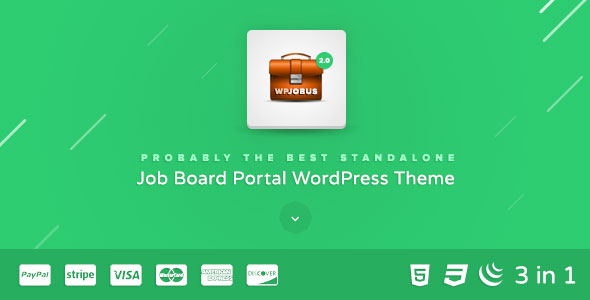 WPJobus v2.0.12 - Job Board and Resumes WordPress Theme