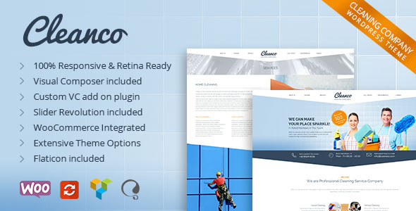 Cleanco v1.4.4 - Cleaning Company Wordpress Theme