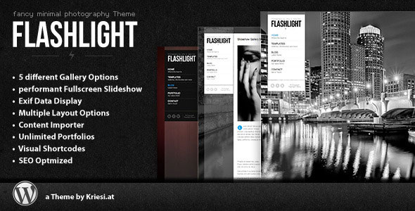 Flashlight 4.0 - Themeforest fullscreen background portfolio
