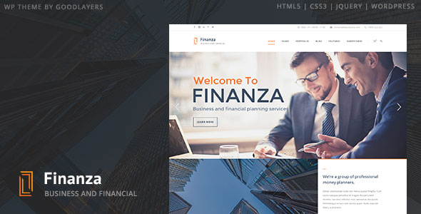 Finanza v1.03 - Business & Financial WordPress Theme