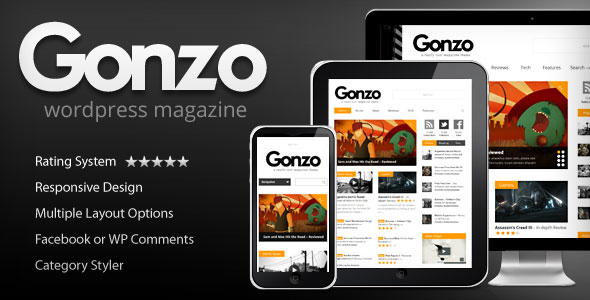 Gonzo v1.9.8 - Themeforest Clean, Responsive WP Magazine