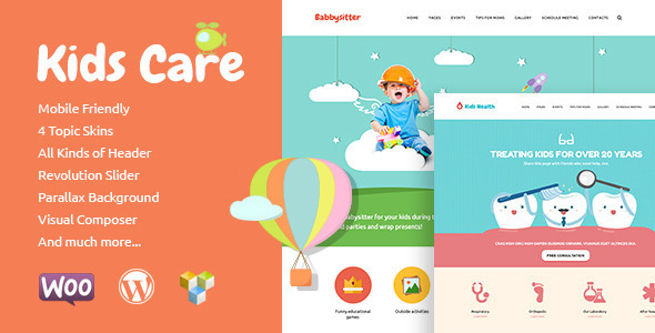 Kids Care v1.7 - Multi-Purpose Children WordPress Theme